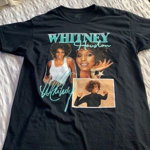 Oversized Whitney Houston t shirt